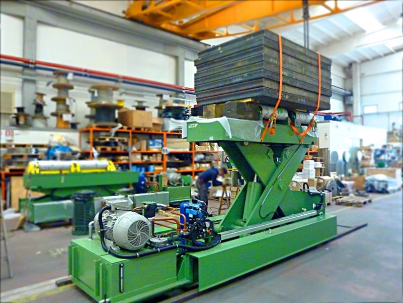 Coil car con piano elevabile per il Messico – 35 t