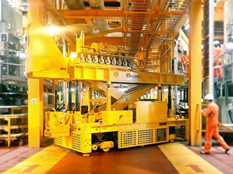 Carrello ATEX per l’estrazione di rotori su una FPSO – 28 t