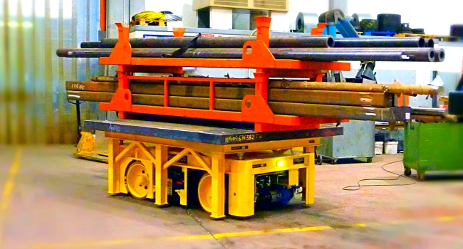 Batteriebetriebener Selbstladewagen für Werkzeuge