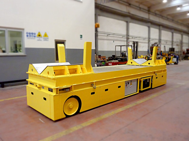 20 t - carro eléctrico para transporte de tubos calientes de acero