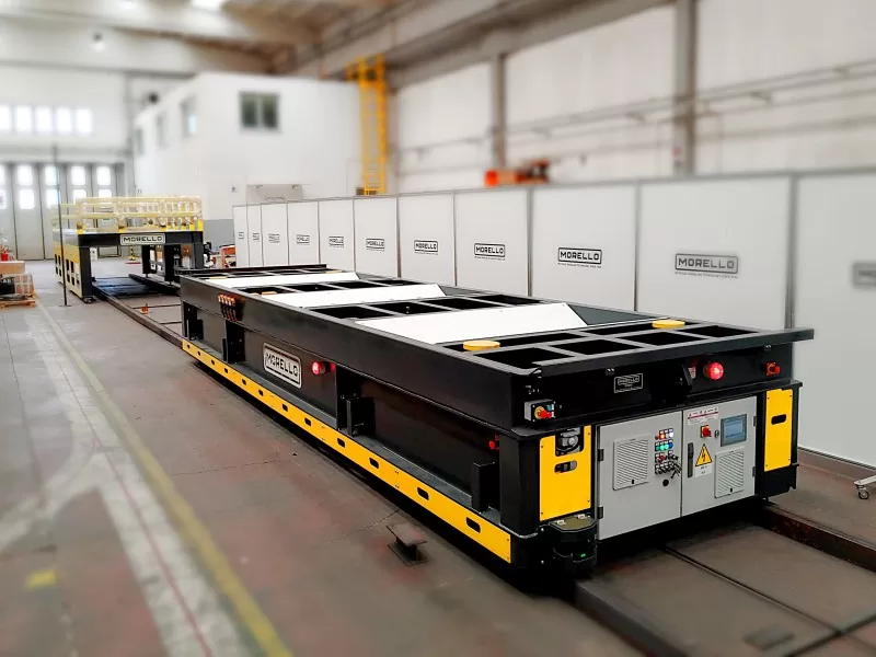 Carrello di trasferimento automatico per la movimentazione dei materiali 75 t