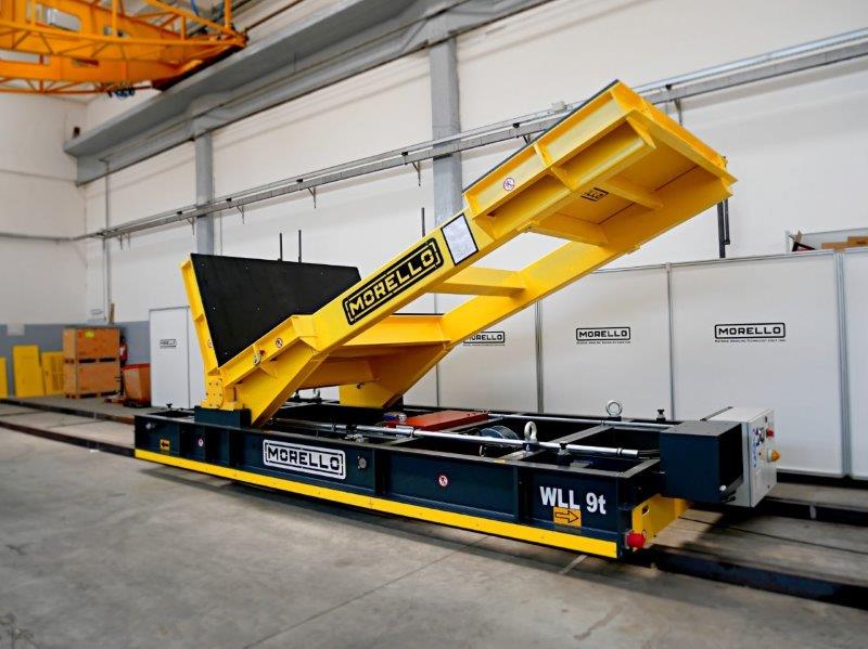 9 T – RAIL CART WITH TILTING FUNCTION FOR NUCLEAR INDUSTRY - SBA 9 T – RAIL CART WITH TILTING FUNCTION FOR NUCLEAR INDUSTRY - SBA