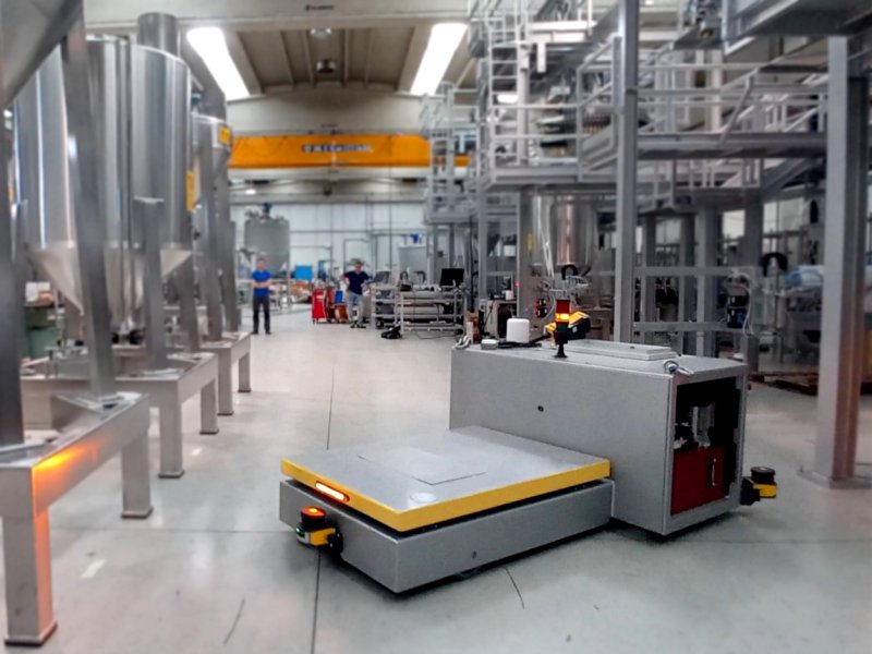 3 T - Carrello AGV automatico con navigazione naturale
