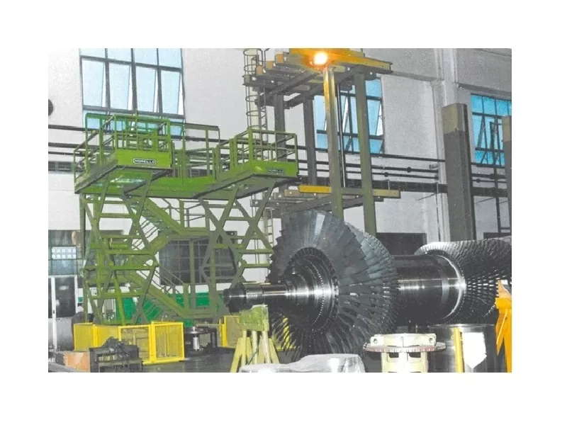 500 KG - PLATAFORMAS ELEVADORAS DE TRABAJO PARA PALÉS DE MONTAJE EN ÁRBOLES DE TURBINA - CARRERA: 5000 MM 500 KG - PLATAFORMAS ELEVADORAS DE TRABAJO PARA PALÉS DE MONTAJE EN ÁRBOLES DE TURBINA - CARRERA: 5000 MM