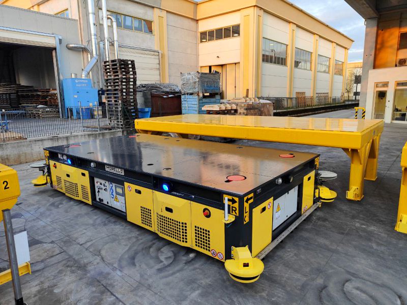 40 T - CHARIOT AMR AGV OMNIDIRECTIONNEL POUR EXTÉRIEUR 40 T - CHARIOT AMR AGV OMNIDIRECTIONNEL POUR EXTÉRIEUR